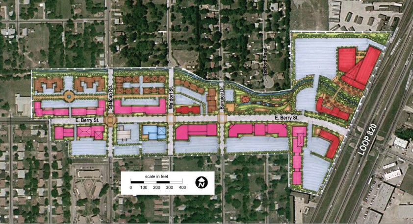Stalcup Urban Village — concept plan, Fort Worth, TX